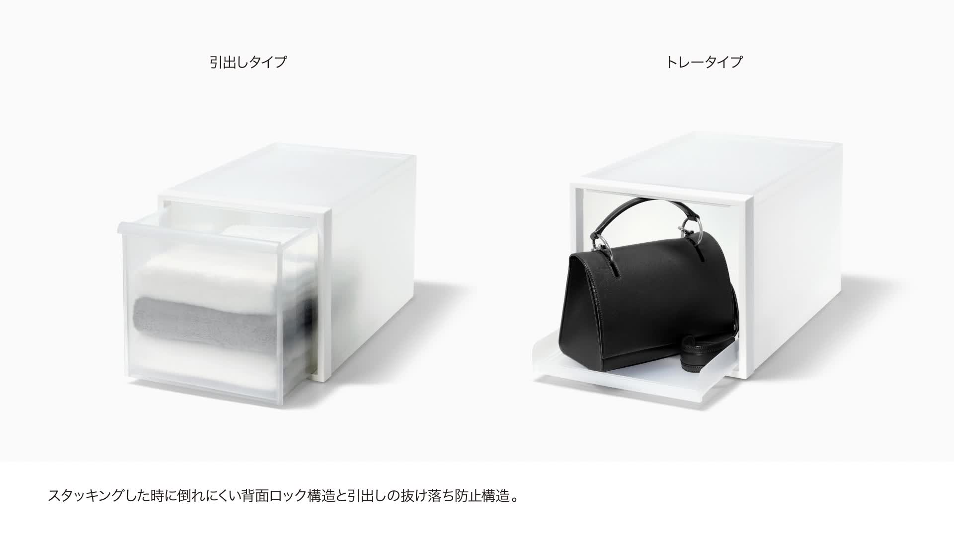Amazon｜ライクイット (like-it) 収納ボックス 約幅32×奥52×高31.7cm